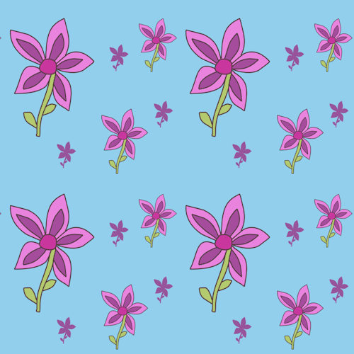 flowers digital pattern