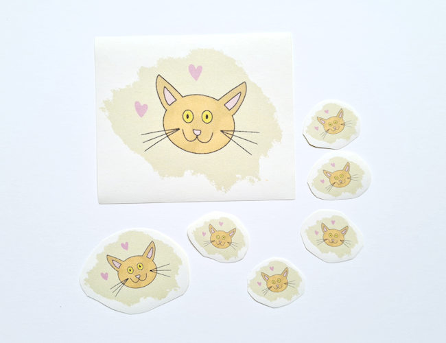 cat sticker set